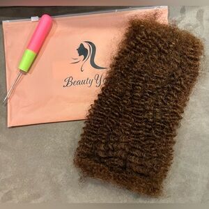 Afro kinky bulk human hair NWT